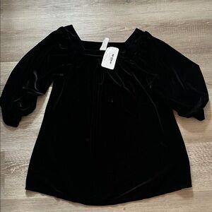 Brand new velvet blouse
